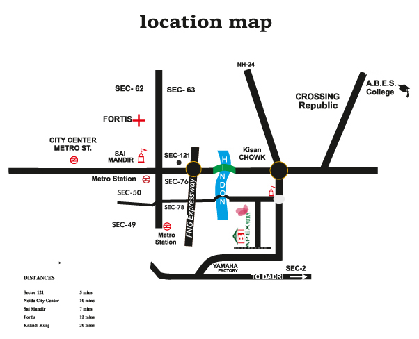 Apex Aura Location map